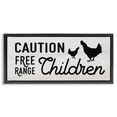 Stupell Industries Caution Free Range Children, 31" x 14"