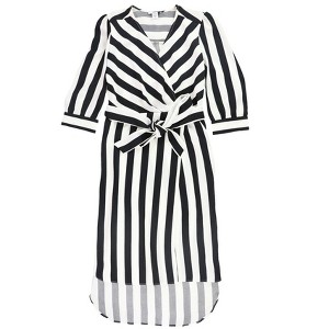 bar III Womens Belt Wrap Dress - 1 of 2