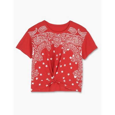 lucky brand red shirt