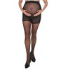 Memoi Women's 12 Denier Sheer Maternity Pantyhose with Extra Large Waist - 2 of 4