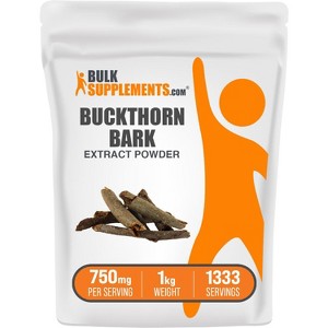 BulkSupplements Buckthorn Bark Extract Powder - 1 of 4