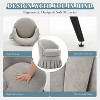 Upholstered Multi-Room Accent Chair - Modern Barrel Back Design with Solid Hardwood Frame - 4 of 4