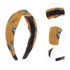 Unique Bargains Grace Skirt Pattern Wide Cross Knot Headbands1 Pc - 3 of 4