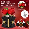 HOGOKIDS Flower Box Building Set Preserved Roses with Heart Necklace on Birthday Valentine's, Mother's Day, Anniversary(312 PCS) - 4 of 4