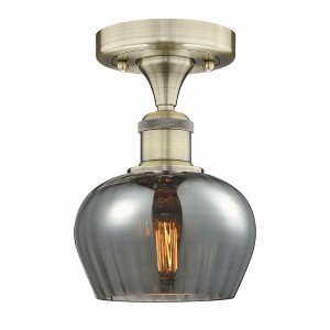 Fenton - 1 Light Semi-Flush Mount In Industrial Style-8.25 Inches Tall and 6.5 Inches Wide - 1 of 1