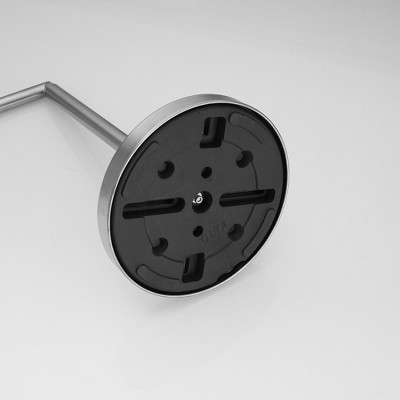 Nickel Freestanding Stainless Steel Toilet Paper Holder with Shelf