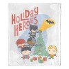 Warner Bros. Justice League Holiday Heroes Silk Touch Throw Blanket 50x60 Inches - 3 of 4