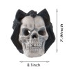 SEVOBAL Party Decorations and Accessories Fire Pit Demon Skull Gas Log Realistic Easy to Use Design for Halloween, Beige Black, 7.6"*7.9"*7.9" - 4 of 4