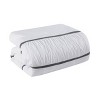 8pc Queen Trisha Comforter Set White - VCNY: Microfiber Bedding Ensemble, Hypoallergenic, Modern Style - 4 of 4