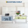 Stainless Steel Table, Heavy Duty Metal Commercial Prep Table With Open Storage Shelves And Back Panel, Suitable For Restaurant Kitchens, Home Hotels - 3 of 4