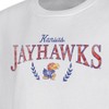NCAA Kansas Jayhawks Women's Crew Fleece Sweatshirt - 3 of 3