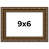 PosterPalooza | Photo Size Sculpted Gold Picture Frame - UV Acrylic, Foam Board Backing, Hanging Hardware - 2 of 4