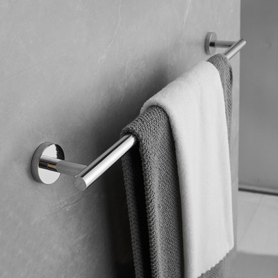Polished Chrome 6-Piece Stainless Steel Bathroom Hardware Set