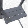 AZL1 Life Concept Pet Crates and Houses Large Outdoor Cat Enclosure with Multi Level Climbing Platforms Safe Ventilated, Gray, 39.4"*33.3"*63.8" - 3 of 4