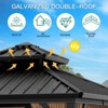 Outdoor Gazebos Canopy 10 x 10 FT Permanent with High Strength Aluminum Frame - 4 of 4