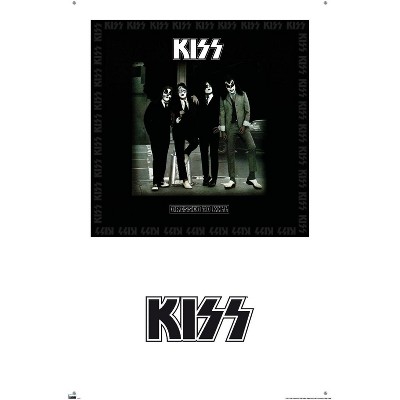Trends International KISS - Dressed To Kill Album Series Unframed Wall Poster Print Clear Push Pins Bundle 22.375" x 34"