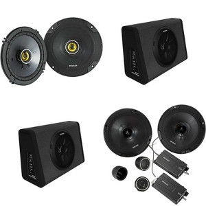 Kicker (2) 11PT250 Powered Sub Enclosure & 46CSS674 6.75" Component, 46CSC654 6.5" Bundle - 1 of 4