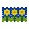 Roylco® Hexagon Mosaics, 2000 Per Pack, 3 Packs - 4 of 4