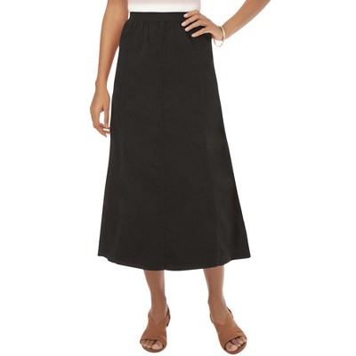 Jessica London Women's Plus Size Stretch Denim Jegging Skirt