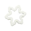 Unique Bargains Large Snowflake Trio Cookie Cutter Hand Washable Stainless Steel Plastic White 3.5"x4.3"1.6" 1Pcs - 4 of 4