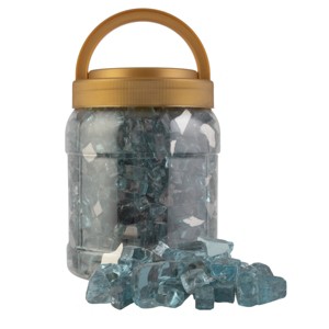Pure Garden 10lb Fire Pit Glass Rocks - 1 of 4