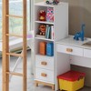 Megara 72" Decorative Bookshelf Black - Acme Furniture: Music Desk with Hutch & Keyboard Tray - 4 of 4