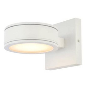 Elegant Lighting Raine Integrated LED wall sconce in white - 1 of 4