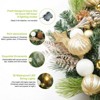 24 Inch Lighted Christmas Wreaths, Pre-lit Xmas Wreath - 4 of 4
