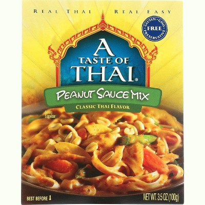 A Tast of Thai Peanut Sauce Mix, 3.5 Oz Pack -- 6 Per Case. - PACK OF 2