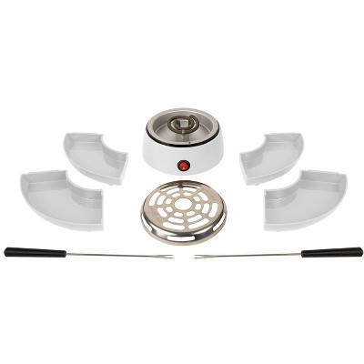 Jet-Puffed White Electric S'mores Maker with Stainless Steel Grate