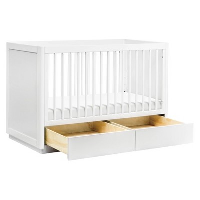 White Pine 3-in-1 Convertible Storage Crib with Toddler Bed Kit