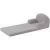 Kids Sofa Chair, 2-in-1 Convertible Toddler Couch & Lounger, Fold Out Sofa Bed, Plush Teddy Fleece for Playroom, Bedroom, Nursery - 3 of 4