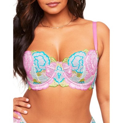 Bali Women's Passion for Comfort Minimizer Bra - 3385 38DDD Pink Leaf Print