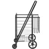 VYNXARIA Folding Shopping Cart, Jumbo Grocery Cart with Double Baskets - 2 of 4