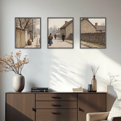 Floral Canvas Wall Art with Strong Artistic and Visual Aesthetics,3 - Pieces