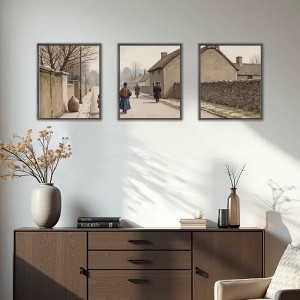 Floral Canvas Wall Art with Strong Artistic and Visual Aesthetics,3 - Pieces - 1 of 4