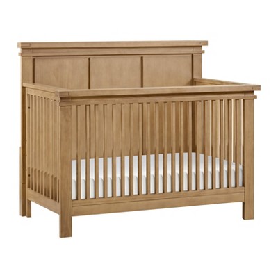 Honey Wood Convertible 4-in-1 Crib with Classic Headboard