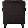 Bonded Leather Tufted Fully Padded Club Chair with Compact Design for Small Spaces for Living Room - 3 of 4