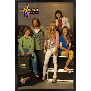 Trends International Disney Hannah Montana (2006) - Disney Hannah’s Crew Framed Wall Poster Prints - 1 of 4