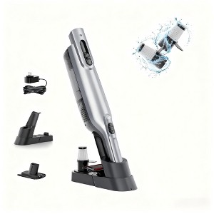 WHALL Cordless Handheld Vacuum Cleaner, Powerful Suction, LED Lights, 2 Suction Modes, Rechargeable with Charging Dock, For Home, Office, Car - 1 of 4