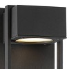 Possini Euro Design Pavel Modern Wall Light Sconce Textured Black Hardwire 5" Fixture LED for Bedroom Bathroom Vanity Reading Living Room Hallway - 3 of 4
