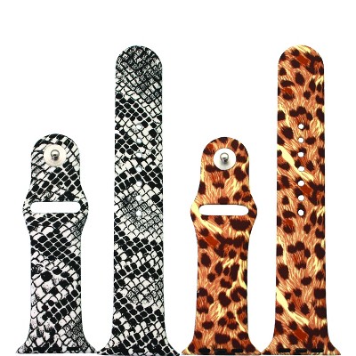 Olivia Pratt Printed Silicone Apple Watch Band