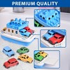 Fun Little Toys 5Pcs Toy Boat Bath Set, Bath Toys for Toddlers with 4 Mini Cars, Summer & Birthday Gifts for Boys - 4 of 4