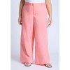 ELOQUII Women's Plus Size Wide Leg Cotton Pant - 3 of 4