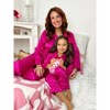 Mommy & Me Loved By You Silky Checkered Pajama Set By Mia Belle Girls - 3 of 4