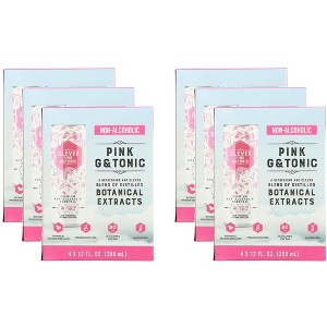 Clever Mixer Pink G & Tonic - Case of 6 - 4 cans/12 fl oz. - 1 of 2