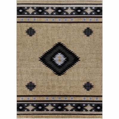 Hauteloom Buckhaven Brown Aztec Carpet