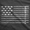 Fishing American Flag Adult Hoodie Funny Sarcastic Patriotic Fish Graphic Hooded Sweatshirt - Crazy Dog Hoodie - 2 of 4
