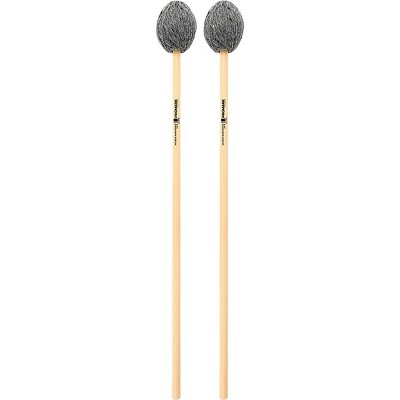 Promark Andrew Markworth Rattan Handle Marimba Mallets Soft Grey Yarn