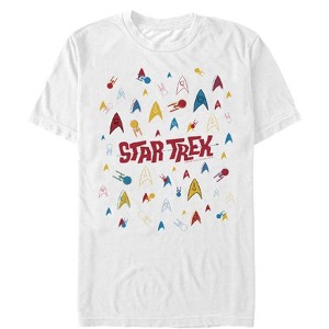 Men's Star Trek Starfleet Cartoon Collage T-Shirt - 1 of 4